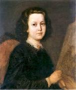 Aleksander Kotsis Portrait of a paintress Jozefina Geppert